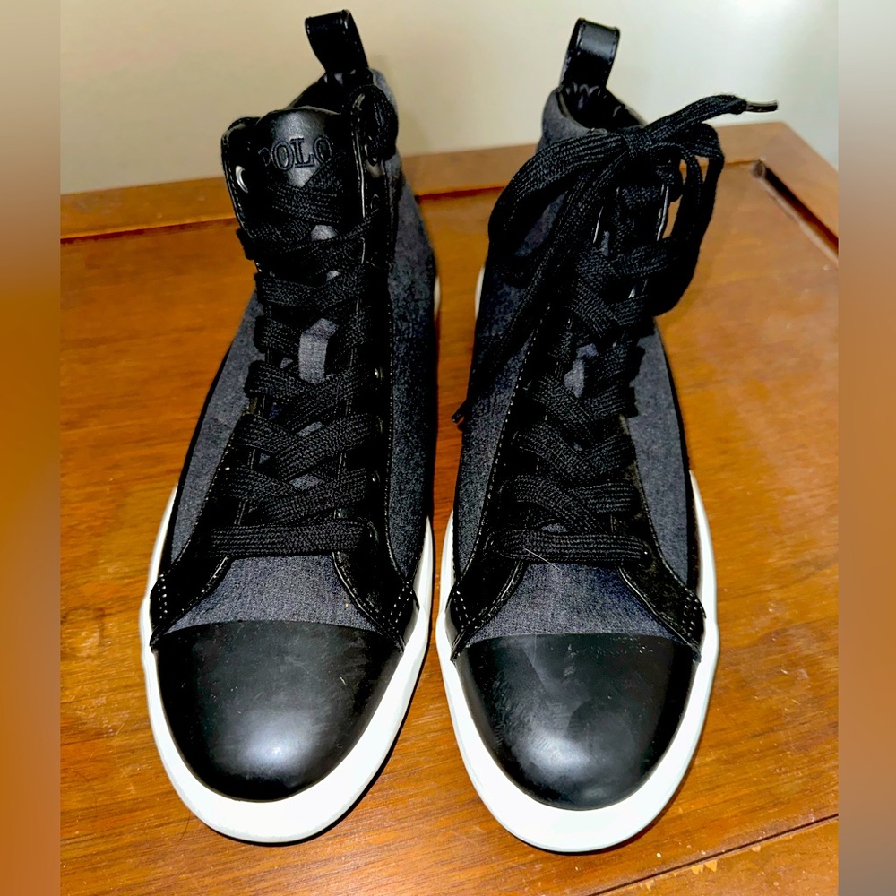 Polo high top boots